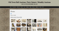 Desktop Screenshot of oldtownhallauctions.com